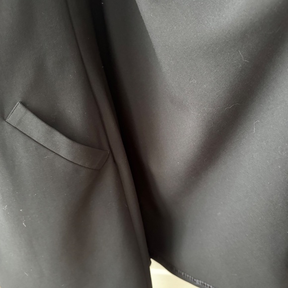 Trina Turk Shinrin Black V-Neck Cape Dress Women's Size 6 - Picture 7 of 11